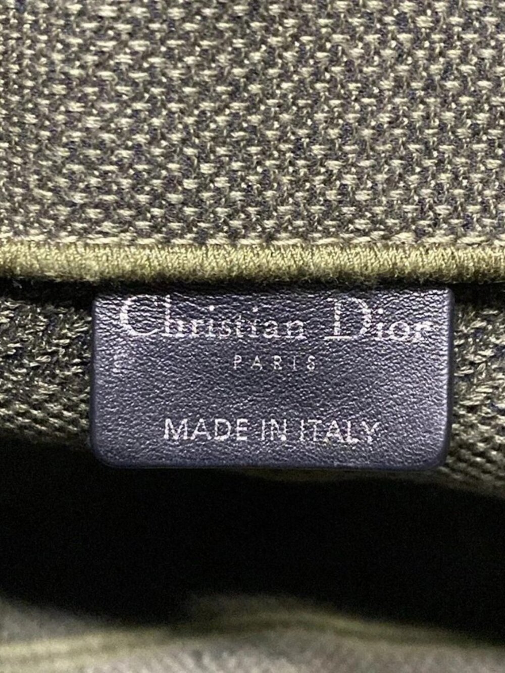 DIOR/ChristianDior Diorcamp - Khaki Black Jacquard Shoulder Bag - Picture 8 of 15
